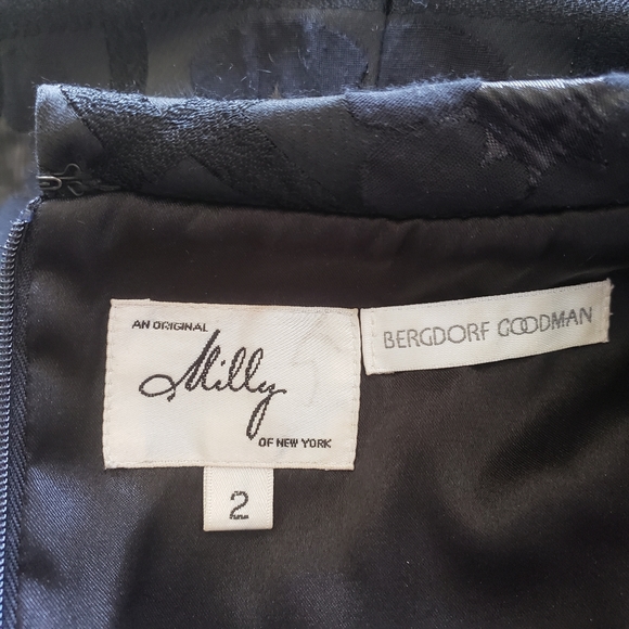 Milly Vintage Floral Sleeveless Boatneck Dress - Picture 6 of 6